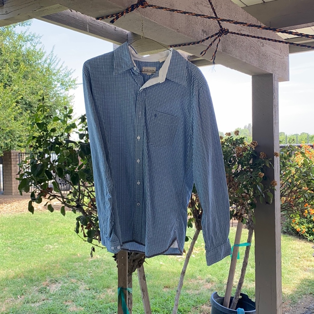 Men’s long sleeve Stetson dress shirt